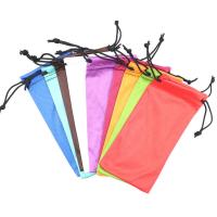 Buy cheap Eco Lightweight Microfiber Jewelry Pouch , Dustproof BSCI Cloth Sunglasses Bag product