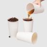 Buy cheap Leakproof 16oz Single Layer Disposable Tea Cups White Paper Cups And Lid from wholesalers
