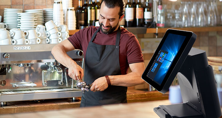 MSR Card Reader Optional 15"/15.6" Capacitive Touch Screen POS System for Retail Stores