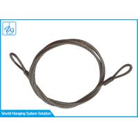 Buy cheap 6mm 7x19 Stainless Steel Wire Rope Slings Eye & Eye For Aircraft Cable Display System product