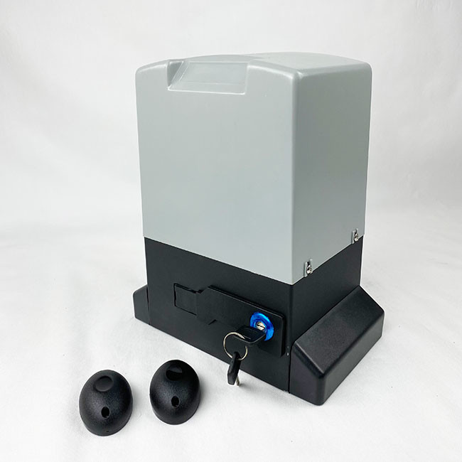 Waterproof AC Solar Slide Gate Operators 800kg White Adjustable Resistance Sensitivity