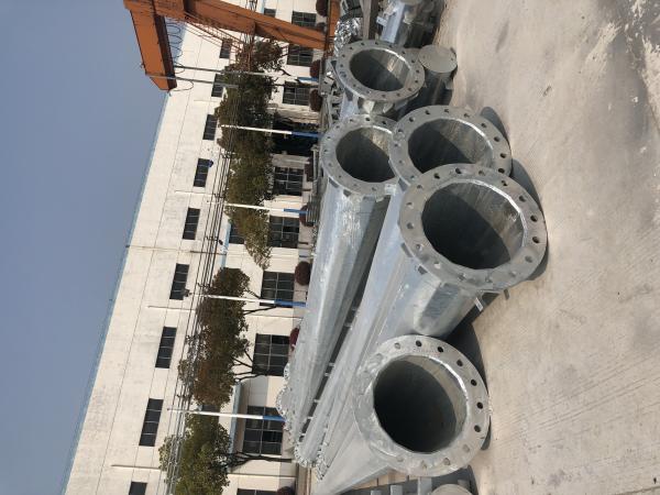 Buy cheap Q460 Multi Side 3.5mm Swaged Steel Tubular Pole for Power transmission from wholesalers