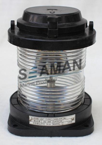 Buy cheap Marine 24v / 25w Plastic Navigation Light for Boats Cxh-21p Length Above 12m from wholesalers