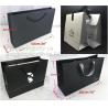 Buy cheap BIO-DEGRADABLE And RECYCLABLE Black Bowknot Ribbon Handles Eco Retail Packaging Holiday Gift Bags, Shopping Bags, Retail from wholesalers