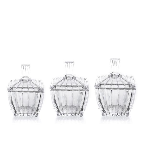 200ml Multifunctional Glass Candy Jars , Glass Storage Canister Simple