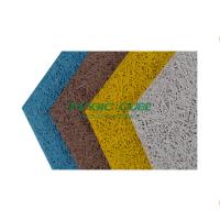 Buy cheap Sound Absorption Building Materials Light Grey Painted Wood Wool Acoustic Panel product