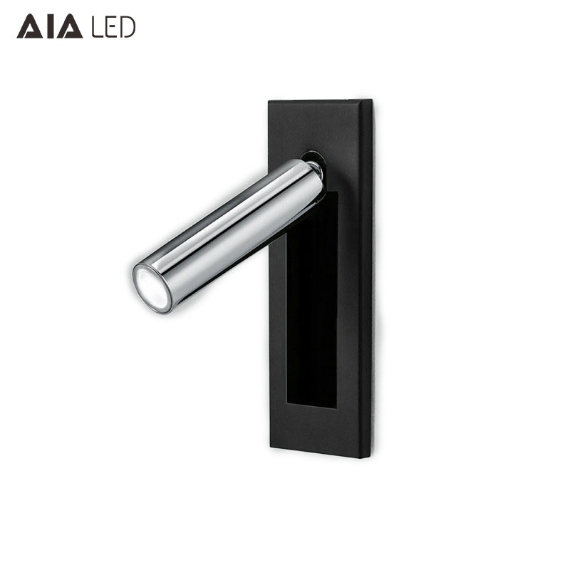 hotel led flexible arm book reading wall light/led reading light 12v/headboard wall light for bedside