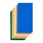 ABS 28*56 colorful small particles floor city scene street baseplates building