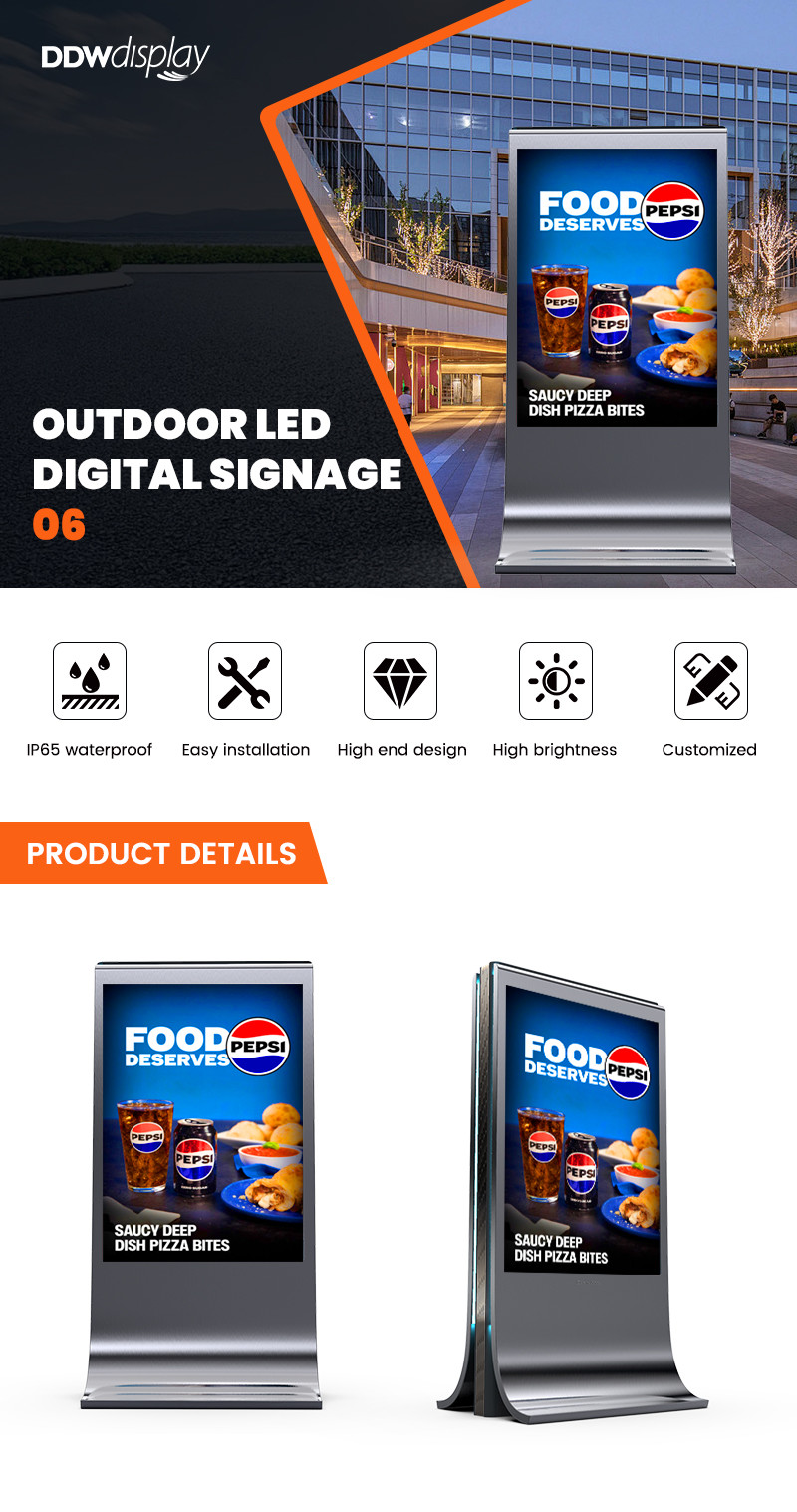 IP65 waterproof P4 P5 P6 P8 P10 8000nits 3840hz mupi outdoor display led digital signage