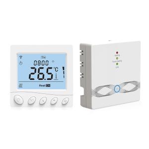China Glomarket Digital Electronic RF Wall-Hung Boiler Tact Switch Operation Smart Wireless Thermostat Temperature Controller on sale