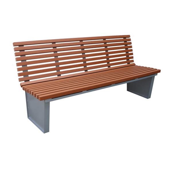 Buy cheap Waterproof Outdoor Recycled Plastic Benches For Campus Villa from wholesalers
