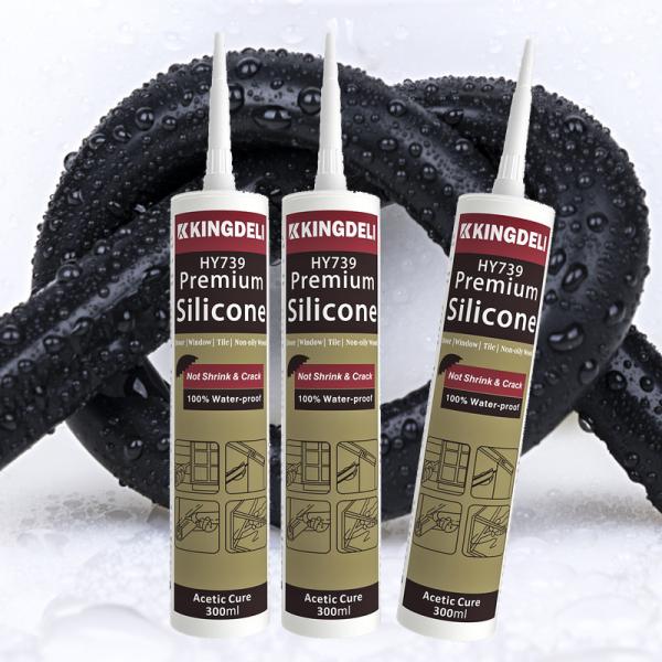 Buy cheap White Acetic General Purpose Glass Adhesives Silicone Glue Weatherproof from wholesalers