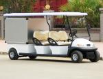 48V Electric Utility Golf Cart With Rack on Roof For Hotel Room Service