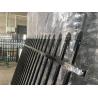 Buy cheap Customized Black Zinc Steel Metal Garrison Fence Panels Maintenance Free from wholesalers