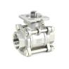 Buy cheap Casting 3PCS Stainless Steel 1000 Wog Ball Valve for Petrochemical Industry from wholesalers