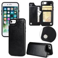 Buy cheap iPhone XS Wallet Case,Premium PU Leather Kickstand Double Magnetic Clasp Back product