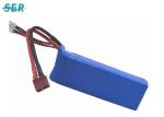 Square Shape Remote Control Car Battery Packs , RC Boat Battery 25C 11.1V