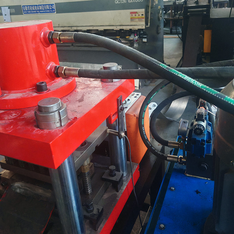 Full Automatic Cable Tray Machine With Hydraulic Cylinder Cutting Type And Custom Dimension L*W*H