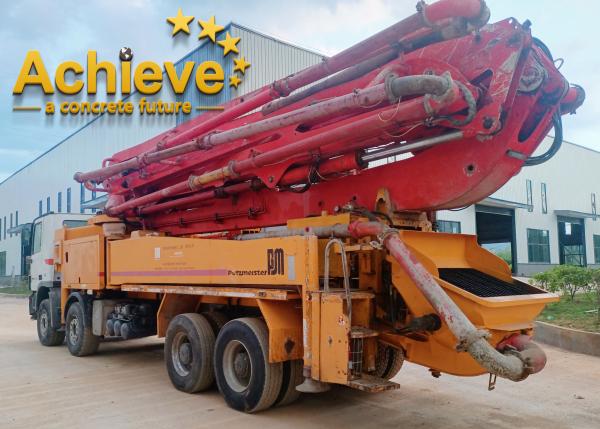 Buy cheap USED PUTZMEISTER M46-5RZ MERCEDES BENZ 4141 Truck Mounted Concrete Pump from wholesalers
