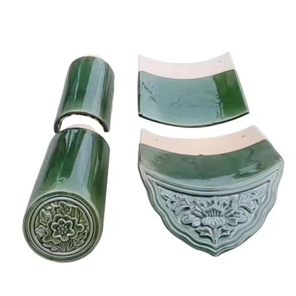 Buy cheap Antique Chinese Style Wooden Pavilion Garden Pagoda Green Glazed Roof Tiles from wholesalers