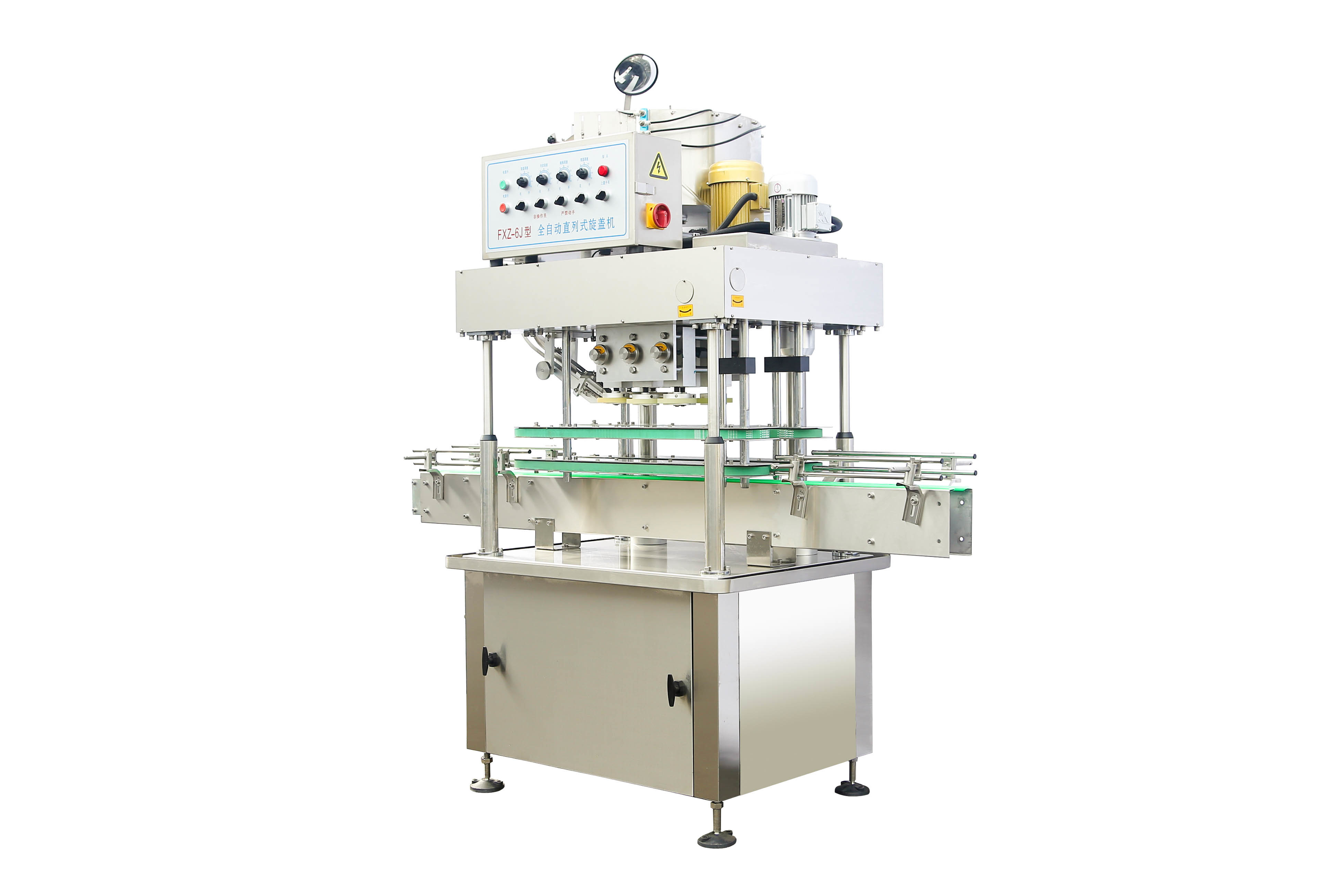 Pesticide and fertilizer linear automatic spindle capping machine Spindle capping machine