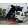 Buy cheap Narrow Street Sweeping Broom Sweeper Truck With 3.5M3 Vacuum Dust Tank from wholesalers