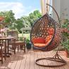 Buy cheap Cabon Steel Frame Outdoor Single Seat Garden Swing Chair OEM from wholesalers