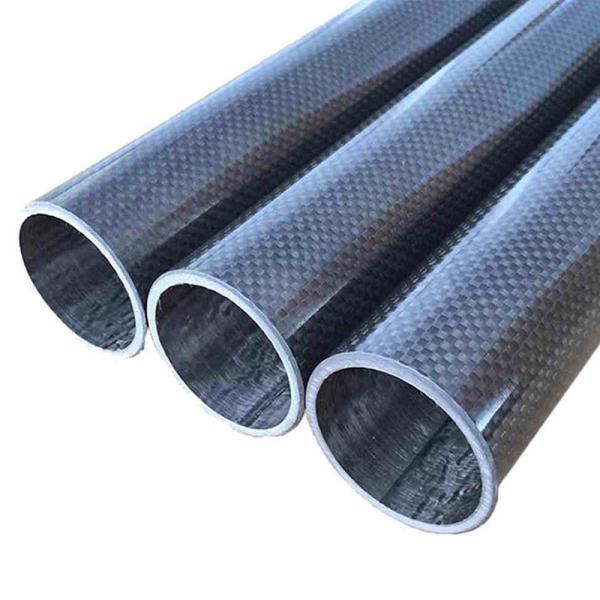 Buy cheap Nonmagnetic Electromagnetic 100% 3K Carbon Fibre Tube Good Flexibility from wholesalers