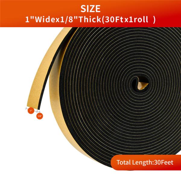 Weather Stripping Door Seal Strip Strong Adhesive Soundproof Weatherproof Foam