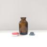 Buy cheap Sodium Calcium Borosilicate Molded Glass Vial 50ml 100ml Amber Glass Pharmaceutical Bottle from wholesalers
