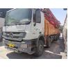 Buy cheap 62m Concrete Boom Pump Red Mercedes Benz Used Concrete Pump Truck with Spare Parts from wholesalers
