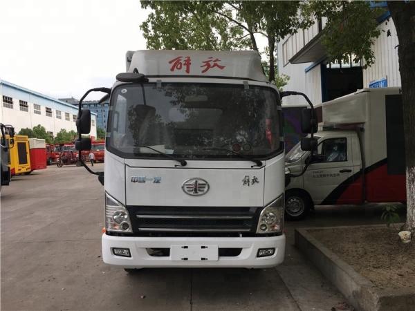 Buy cheap FAW 4x2 Diesel LED Screen Mobile Advertising Truck 3707ml Displacement from wholesalers