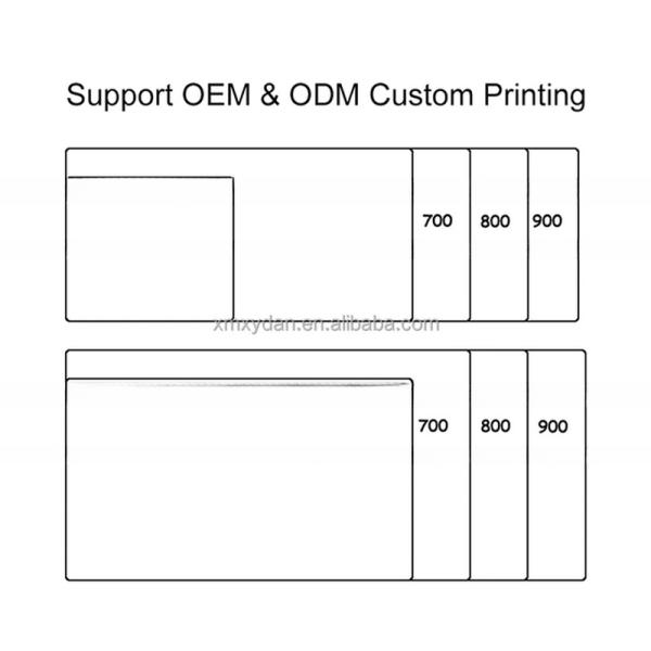 NO Wireless Charging Custom Gaming Mouse Pad Xxxl Sublimation Hot Transfer with Edging