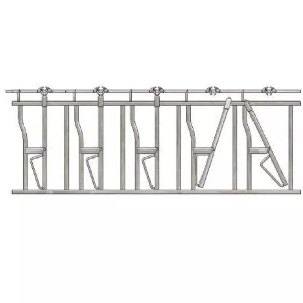Buy cheap Powder Coated Cattle Breeding Equipment Carbon Steel 0.4m-1.2m from wholesalers