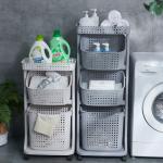 Versatile 3 Tier Vertical Laundry Sorter 44X34 Plastic Laundry Hamper