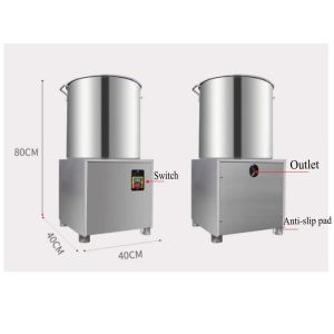 Buy cheap Kitchen Cooked Centrifugal Vegetable Drying Machine Small Capacity from wholesalers