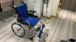Orange Lightweight Aluminum Manual Wheelchair 863L Fit Up Armrest