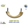 Buy cheap Zamak coffin handle by bult and nut metal casket hardware handle H007 metal coffin decoration Gold color from wholesalers