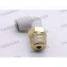 Buy cheap 465500467 Fitting 1/4 OD 1/8 N Auto Cutter Parts For Gerber S-91 S-93 from wholesalers