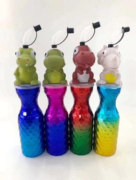 Buy cheap Slush Yard 450ml Dinosaurs Cartoon Plastic Bottles For Children from wholesalers