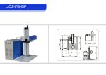 20w 30w Fiber Laser Marking System 1064nm For Metal Marking / Engraving