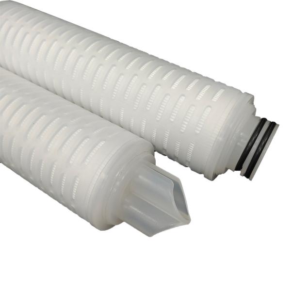 Buy cheap 85C/30min Flowing Hot Water Sterilization Pleated Filter Cartridge For Oil Filtration Micron 0.1-20 Um from wholesalers