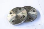 Black Stainless Steel Blind Flange Heat treatment For Pipe Fitting