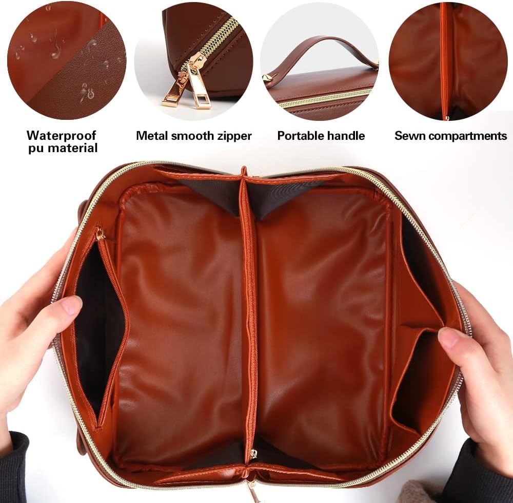 Lage Capacity Fashion Durable Lightweight Cosmetic Bags Waterproof
