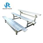 Metal Demountable Portable Bleacher Seats , School Outdoor Aluminum Bleachers