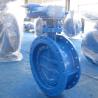 Buy cheap PN10 Cast Iron Eccentric Butterfly Valve , Double Offset Soft Seal Butterfly Valve from wholesalers