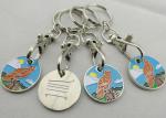Iron, Brass, Copper, Zinc Alloy Animal Iron Shopping Trolley Coin Lock with Soft