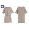 Buy cheap Linen Cotton Womens Knit Pullover Sweater Short Sleeves Front Short Back Long Top from wholesalers