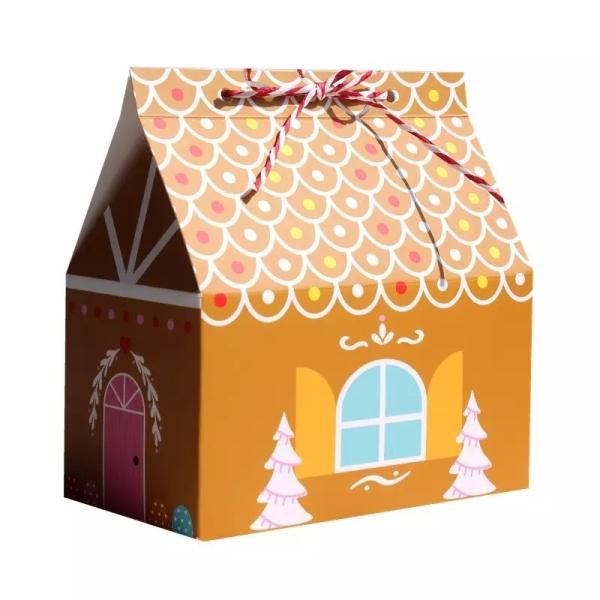 Buy cheap House Shape Christmas Gift Boxes For Candy Disposable Paperboard from wholesalers