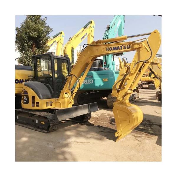 Buy cheap Good Condition 5 Ton Mini Used Komatsu PC55MR Crawler Excavator with Thumb from Japan from wholesalers